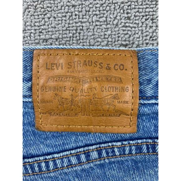 Levi's Wedgie Premium Jeans Women 26 Blue Denim Waterless Stretch Button Fly - Picture 5 of 13